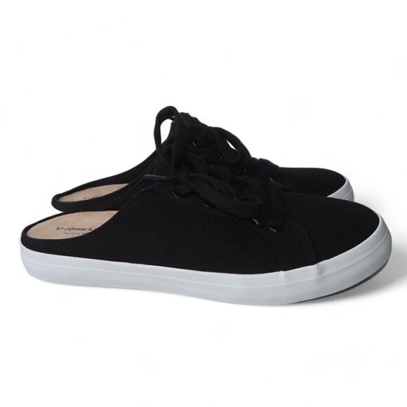 St. John's Bay Boating Memory Foam Slip-on Casual Mules Black Women's 8M - Picture 4 of 10